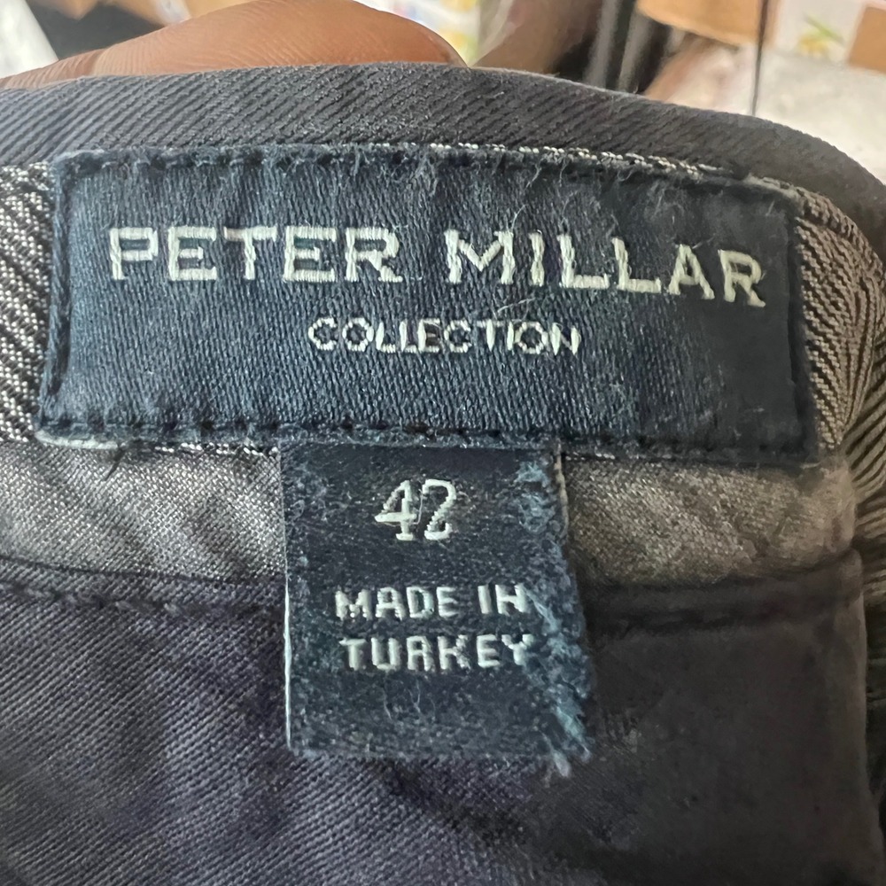 Peter Millar Collection Mens Shorts Navy Blue Tencel Cotton Size 42 NWT - Picture 6 of 12